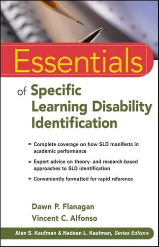 Essentials of specific learning disability identification