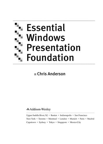 Essential Windows presentation foundation