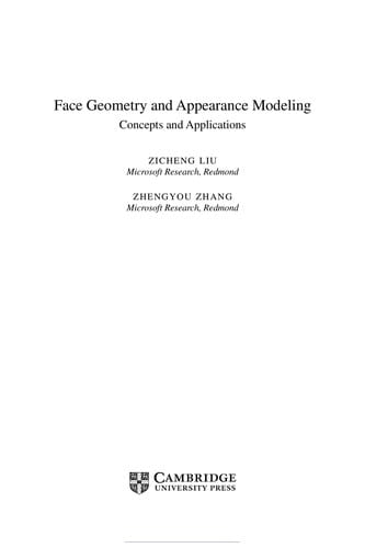 Face geometry and appearance modeling