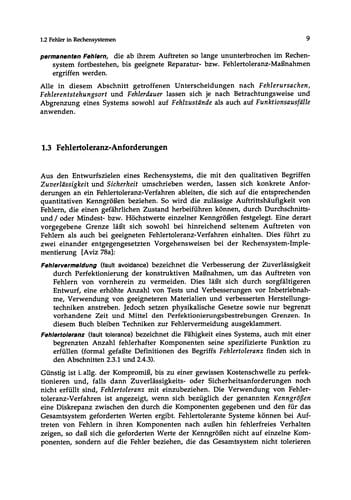 Fehlertoleranzverfahren