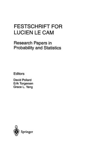 Festschrift for Lucien Le Cam