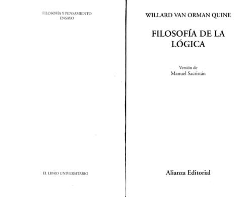 Filosofía de la lógica