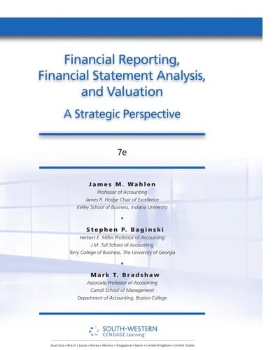 Financial reporting, financial statement analysis, and valuation