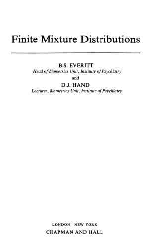 Finite mixture distributions