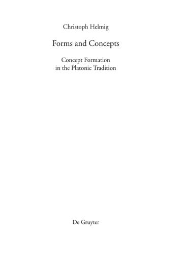 Forms and concepts