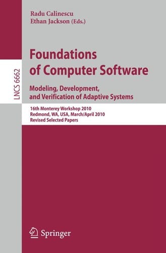 Foundations of Computer Software. Modeling, Development, and Verification of Adaptive Systems