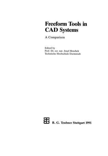 Freeform Tools in CAD Systems