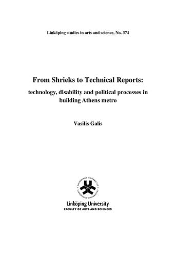 From shrieks to technical reports