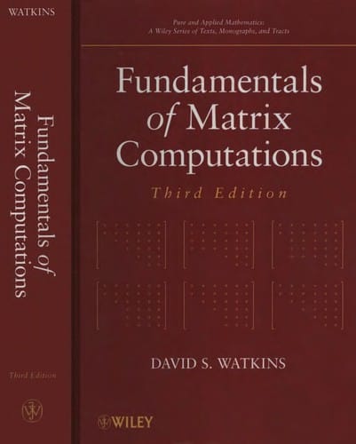Fundamentals of matrix computations