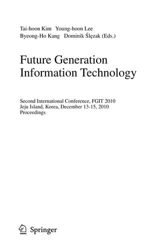 Future Generation Information Technology