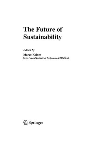 The future of sustainability