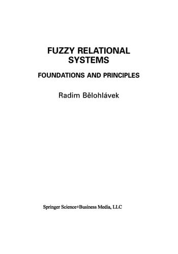 Fuzzy Relational Systems