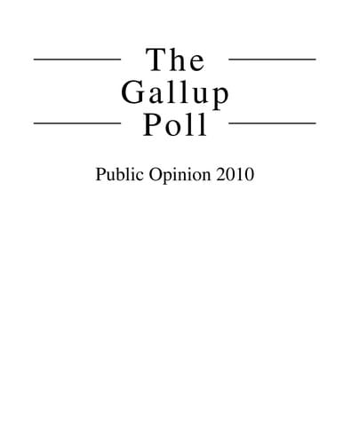 The Gallup poll