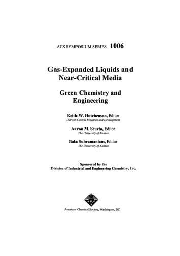 Gas-expanded liquids and near-critical media