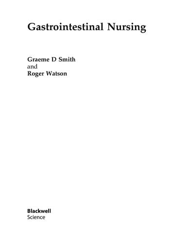 GASTROINTESTINAL NURSING