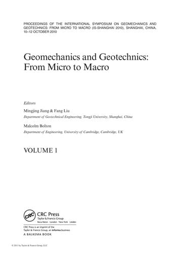 Geomechanics and Geotechnics