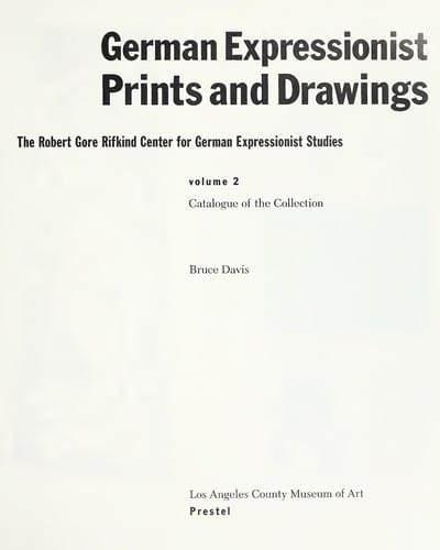 German expressionist prints and drawings