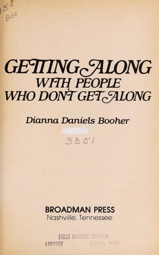 Getting along with people who don't get along