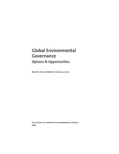 Global environmental governance