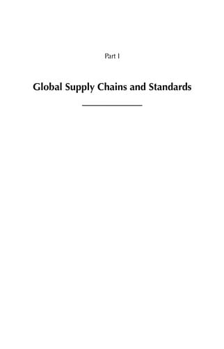 Global supply chains standards and the poor