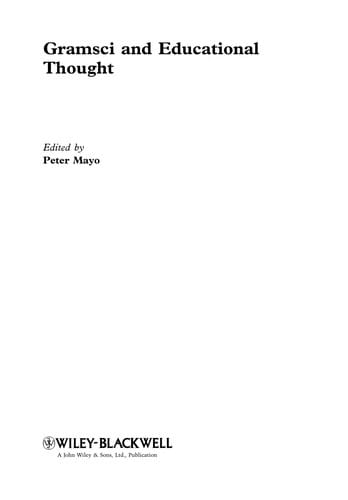 Gramsci and educational thought