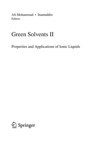 Green Solvents II
