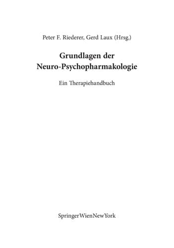 Grundlagen der Neuro-Psychopharmakologie