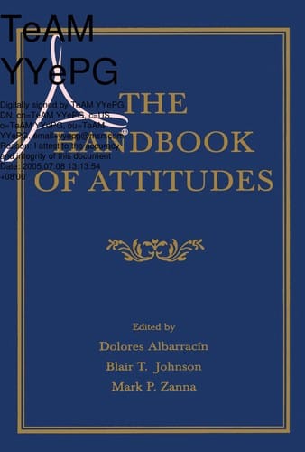 The handbook of attitudes
