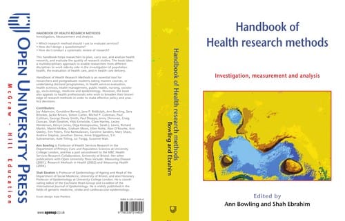 Handbook of health research methods