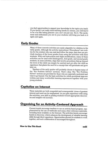 Hands-on physical science activities for grades K-6