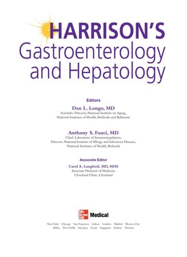 Harrison's gastroenterology and hepatology
