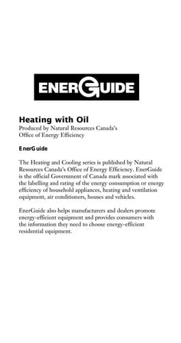Heating with oil