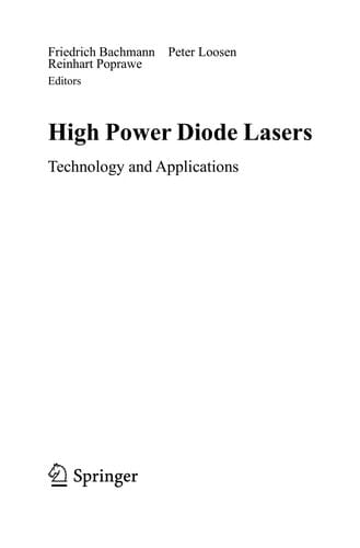 High power diode lasers