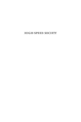 High-speed society