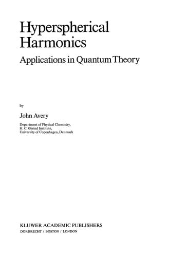 Hyperspherical Harmonics