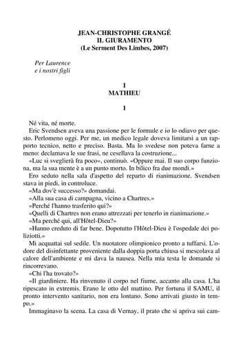 Il giuramento
