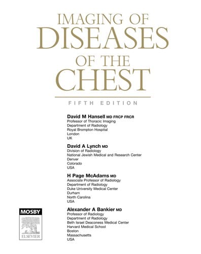 Imaging of diseases of the chest