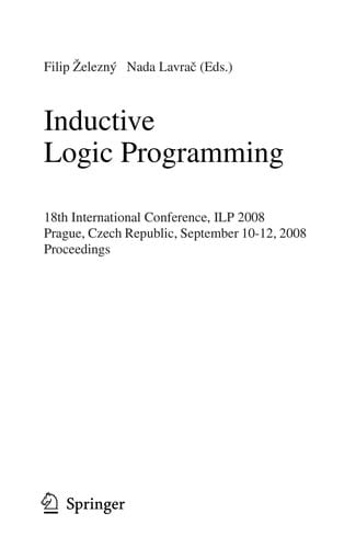 Inductive Logic Programming