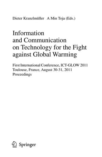 Information and Communication on Technology for the Fight against Global Warming