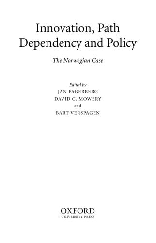 Innovation, path dependency and policy