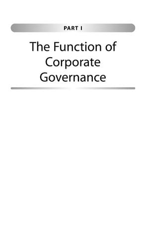 The insider's view on corporate governance ; Financial responsibility, ethics and controls