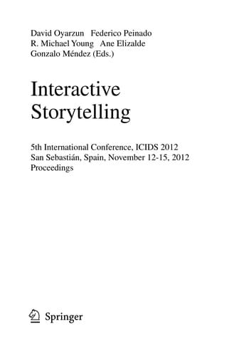Interactive Storytelling