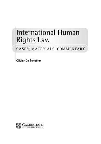 International human rights law