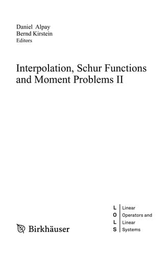 Interpolation, Schur Functions and Moment Problems II