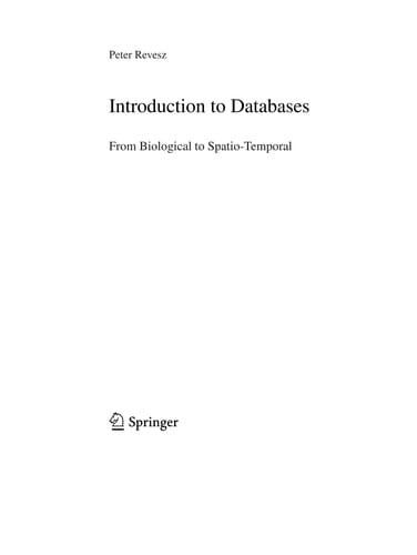 Introduction to Databases