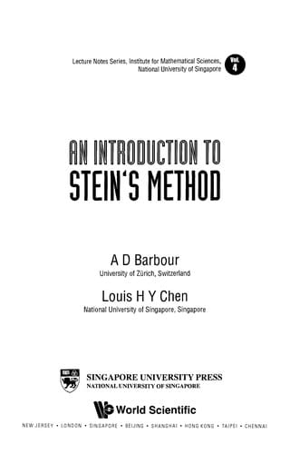 An introduction to Stein's method