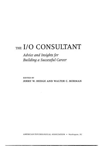 The I/O consultant