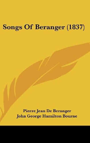 Songs of Beranger (1837)