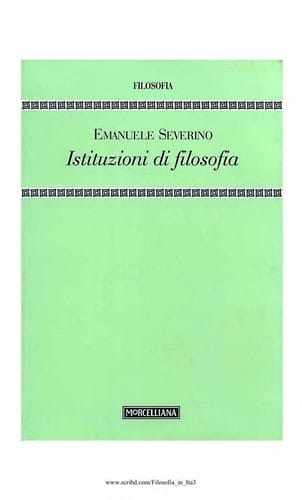 Istituzioni di filosofia