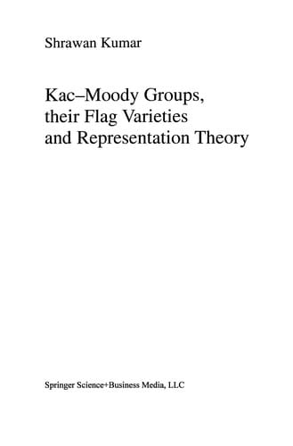Kac-Moody Groups, their Flag Varieties and Representation Theory
